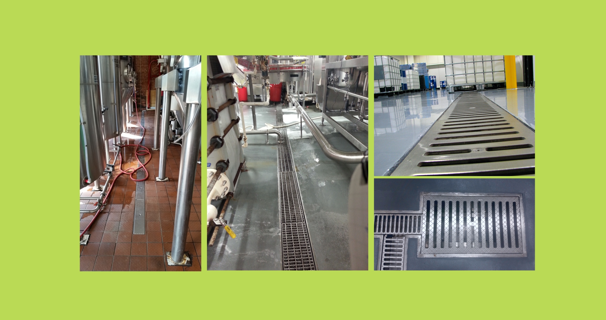 stainless steel drains