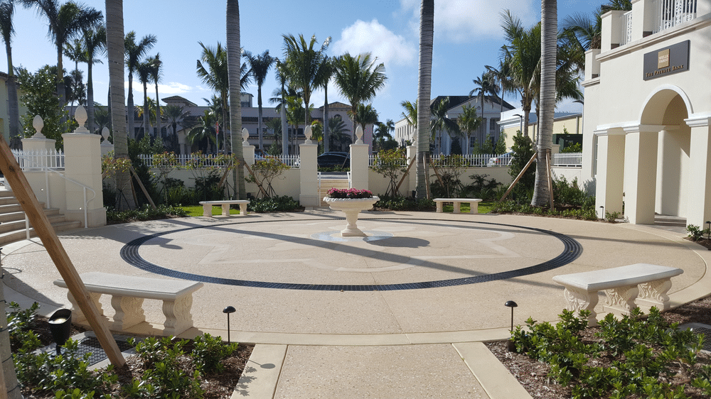 fountain trench installation