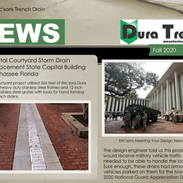 Duratrench newsletter update fall 2020