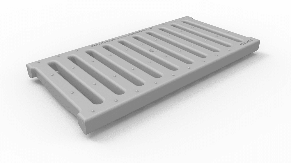 Forklift rated food grade fiber reinforced plastic grate