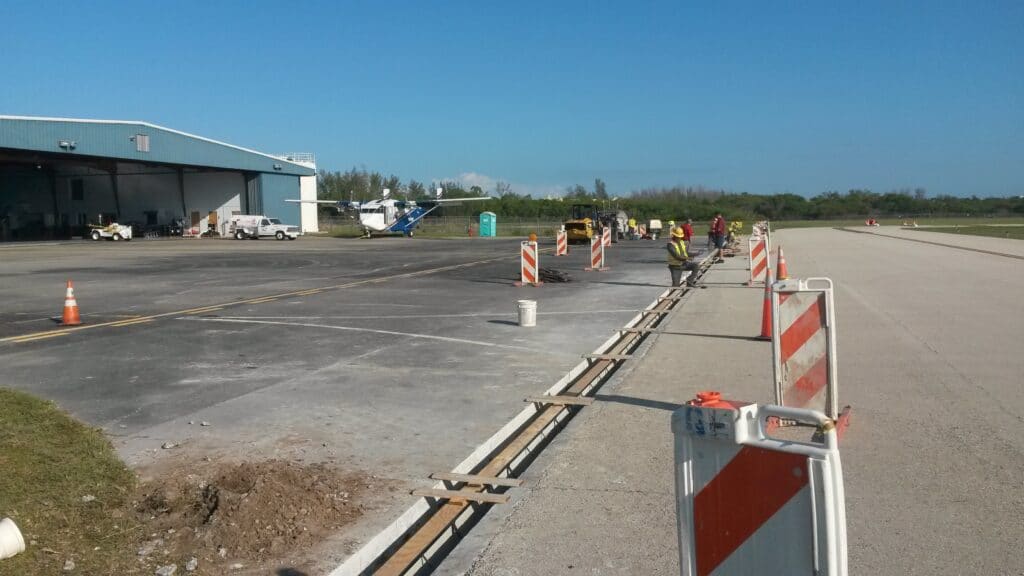 Naples Airport trench drain replacement