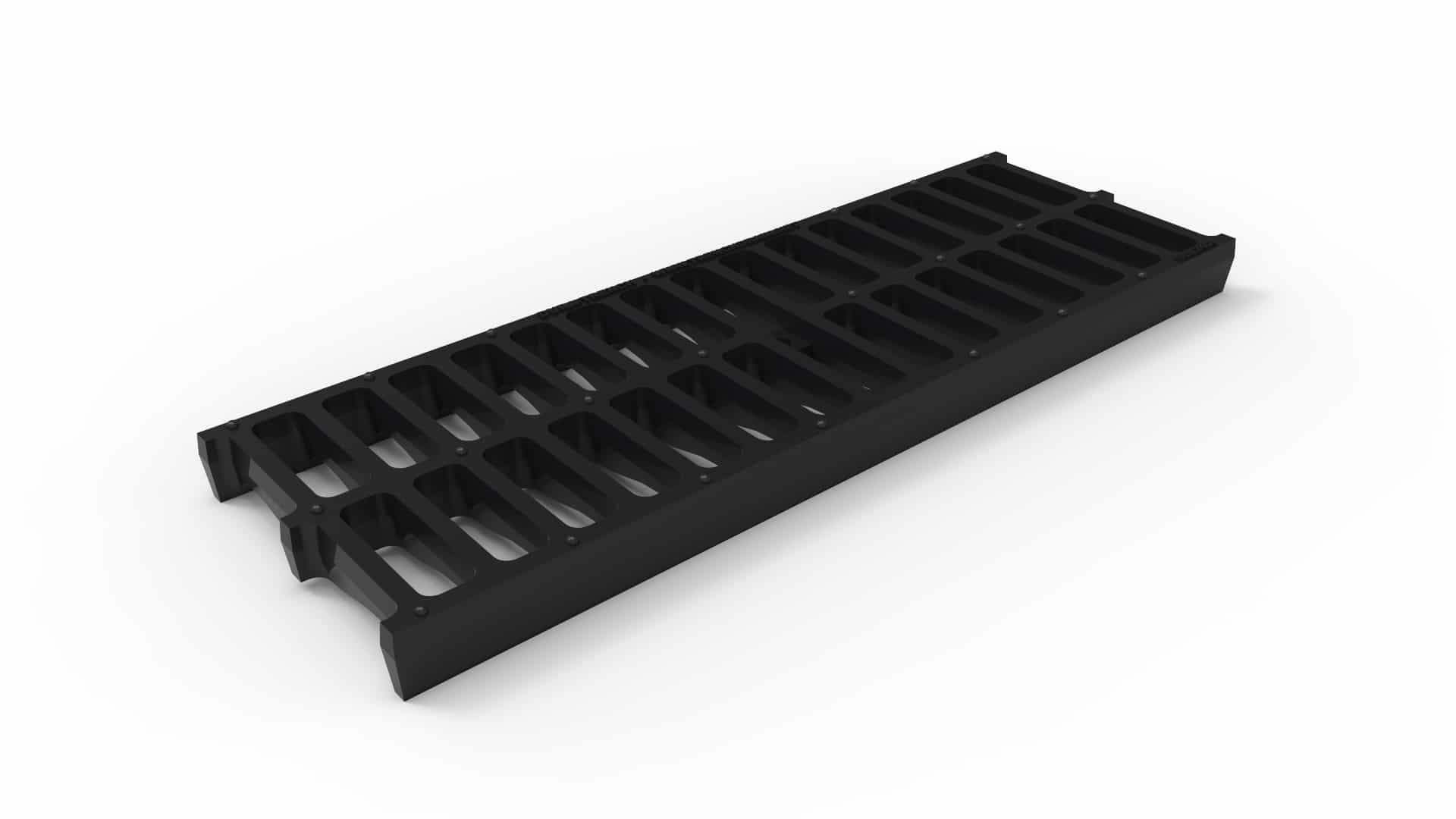 black trench drain grate