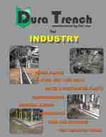 Industrial brochure for dura trench products
