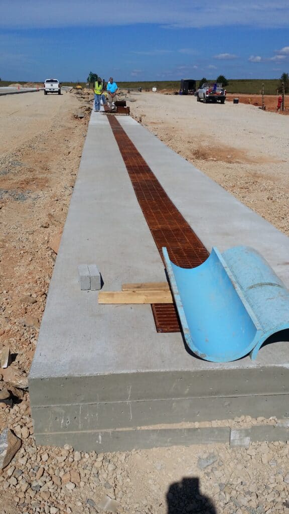 Dura Trench drain system at Greenville Spartainburg Airport