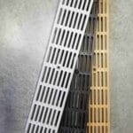 Plastic trench drain grates colors