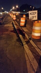 High speed roadway trench drains