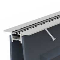 Heavy duty ADA and Heel proof galvanized steel slot drain frame