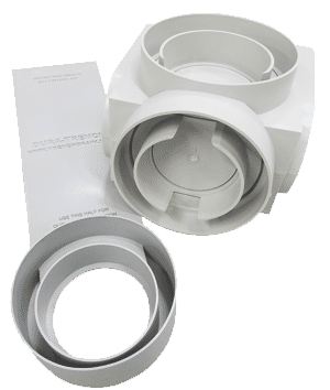 Universal trench drain outlets and end plates