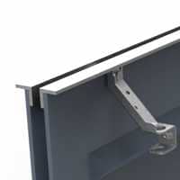 Extreme duty galvanized steel slot drain frame