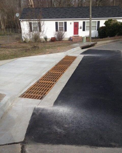 driveway drain - trench grate and drain residential