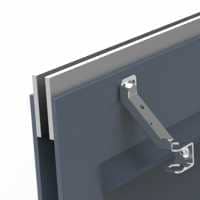 Medium duty stainless steel slot drain frame - ADA compliant and Heel proof