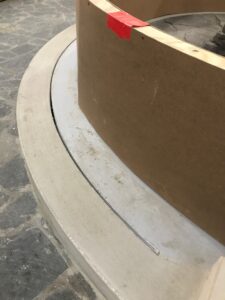 Toledo Zoo curved slot drain