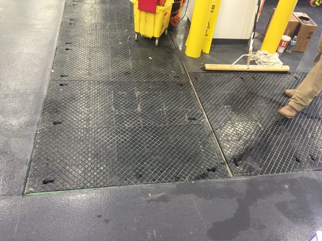Oil field utility trench