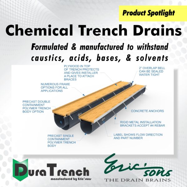 Chemical Trench Drains