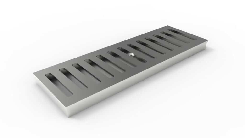 Grates made with stainless steel