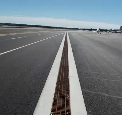 Airport trench drains
