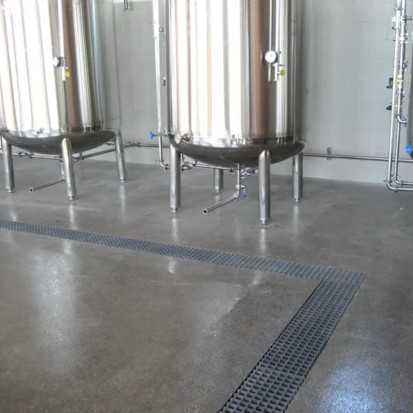 Trench drain systems for wineries
