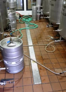 Trench drains in breweries