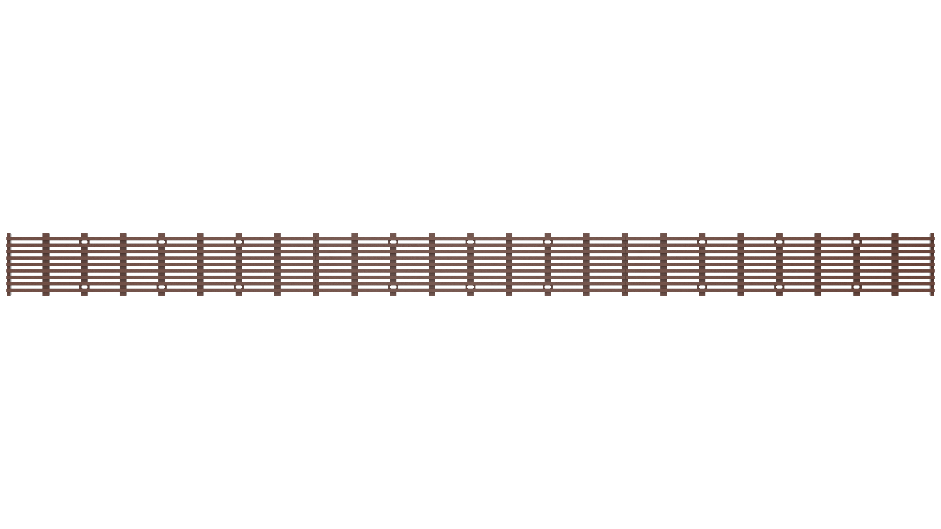 Top view of Columbia Trench Drain Grate