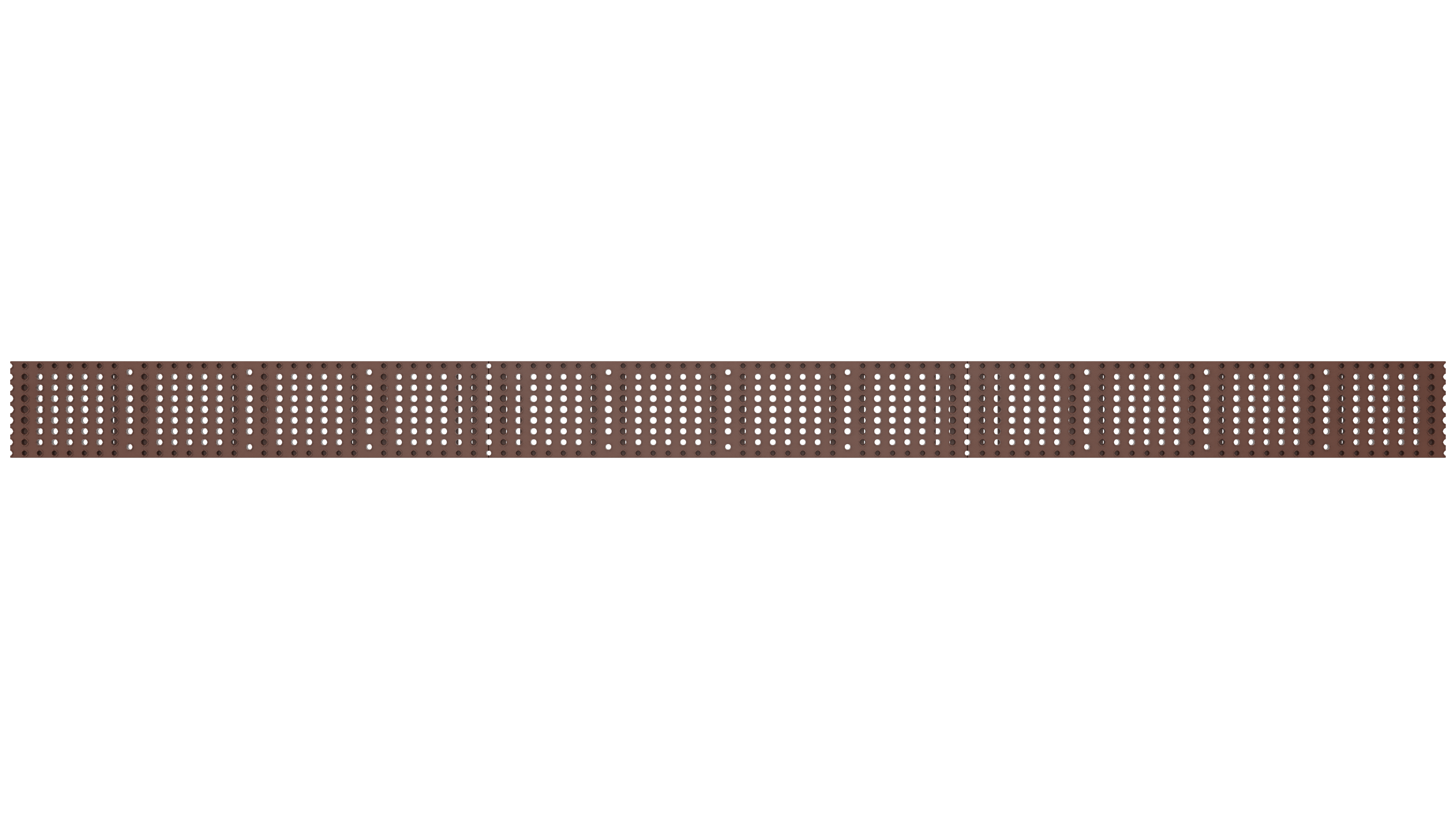 Top view of 5x24 rendered grate