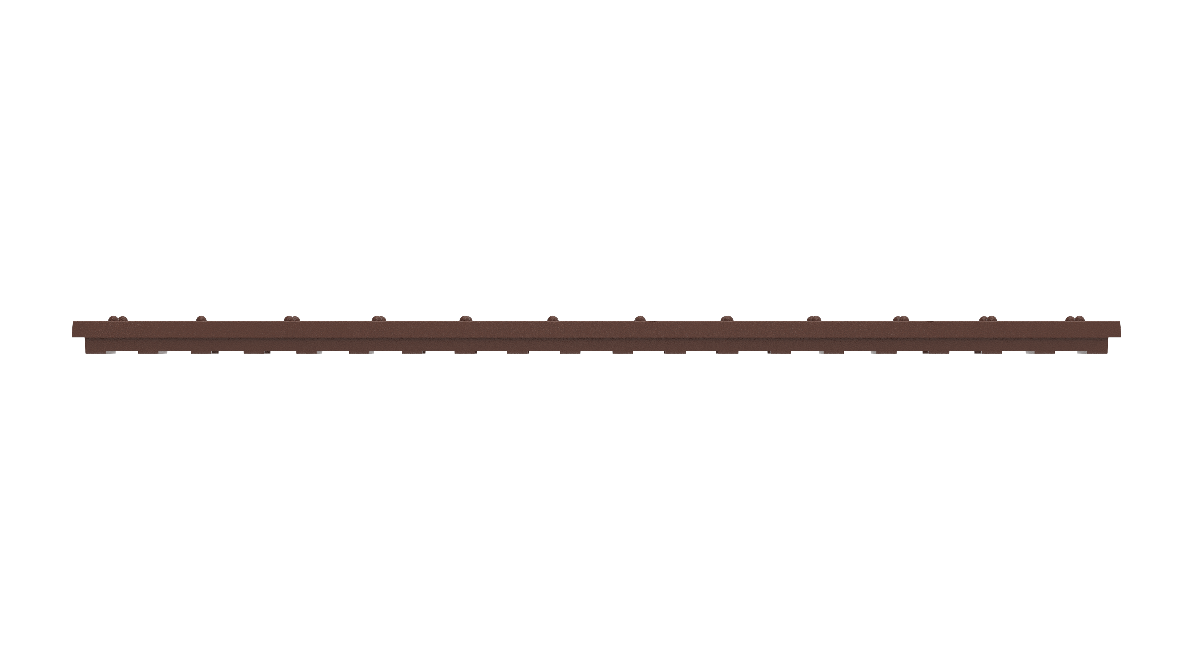 5x24 Trench Grate - Side View