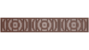 Top view of 12x24 rendered grate