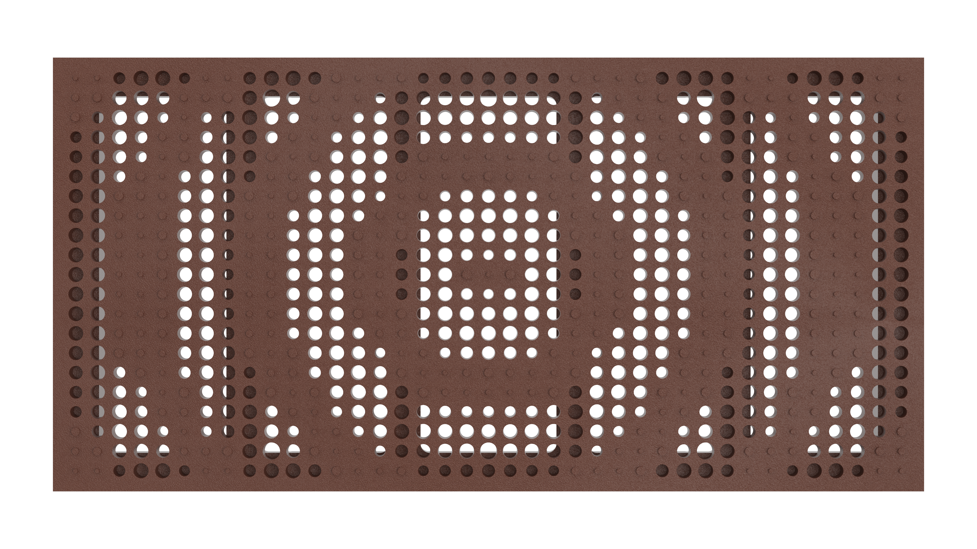 Top view of 12x24 rendered grate