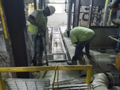 Replacement of 1-inch-thick grates