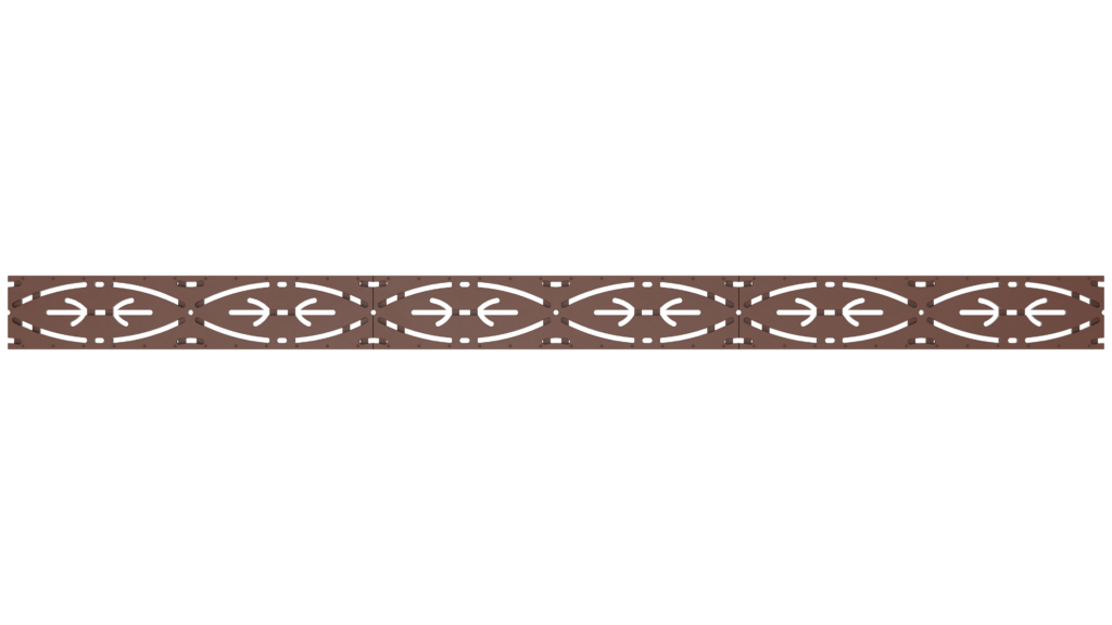 Plexus Pattern trench drain grate