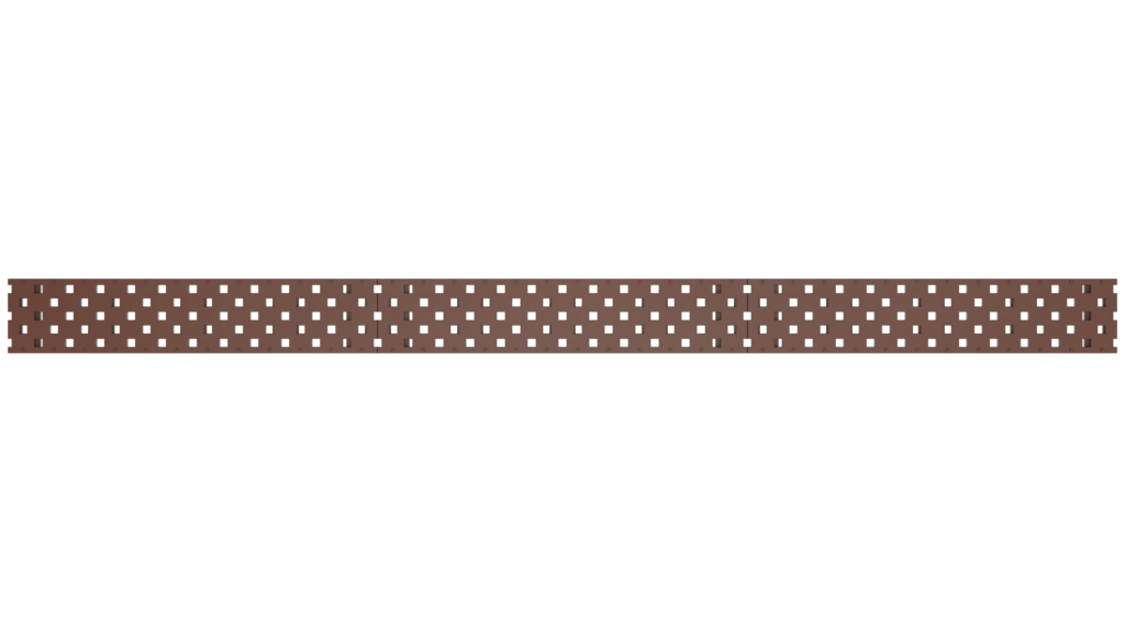 Quilted pattern trench drain grate