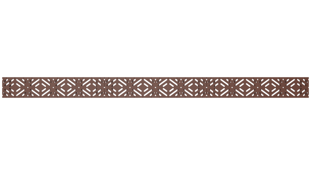 Winter pattern trench drain grate