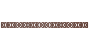 Winter pattern trench drain grate