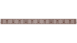 Top View of 5x24 rendered grate