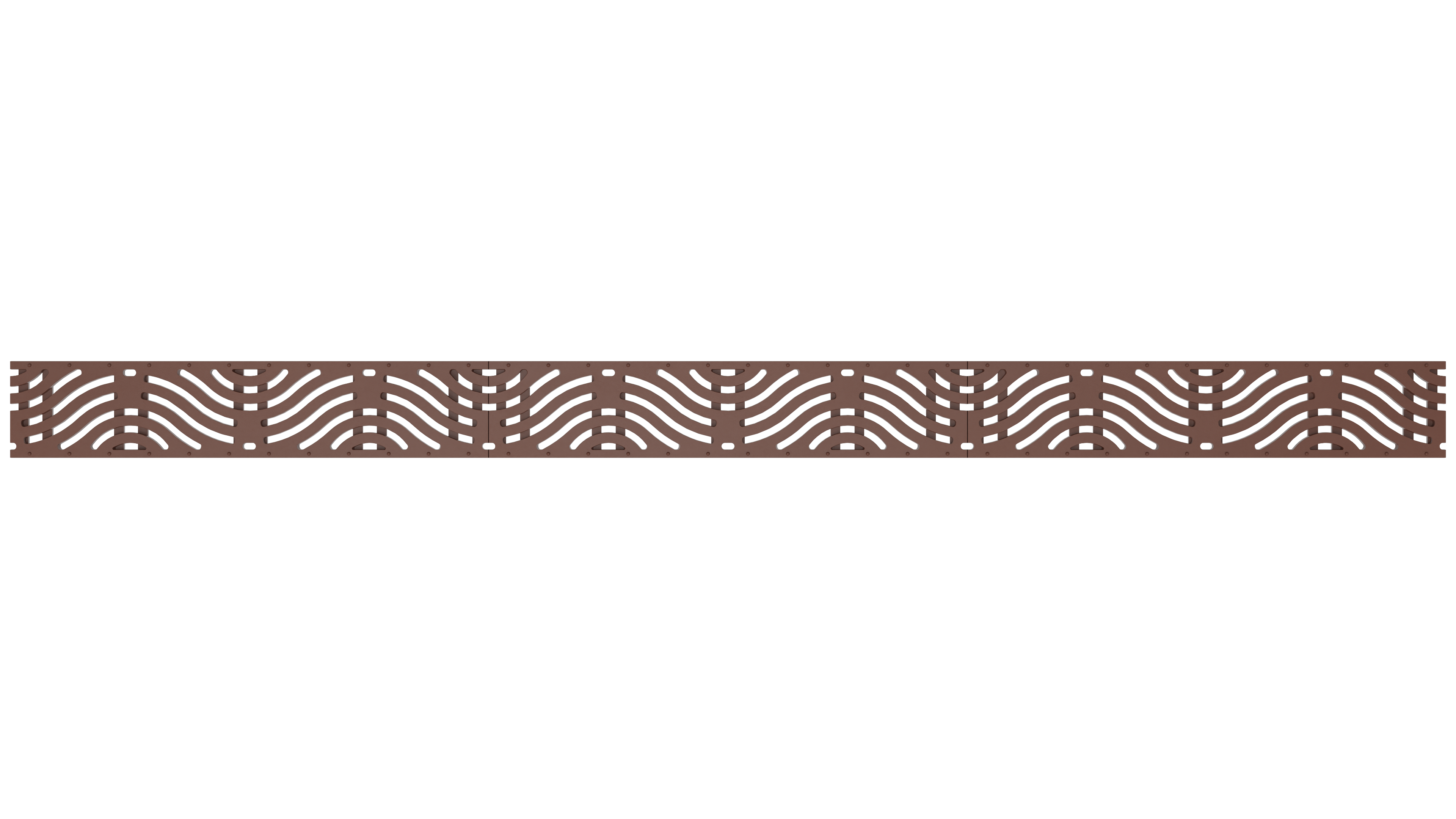 Top View of 5x24 rendered grate
