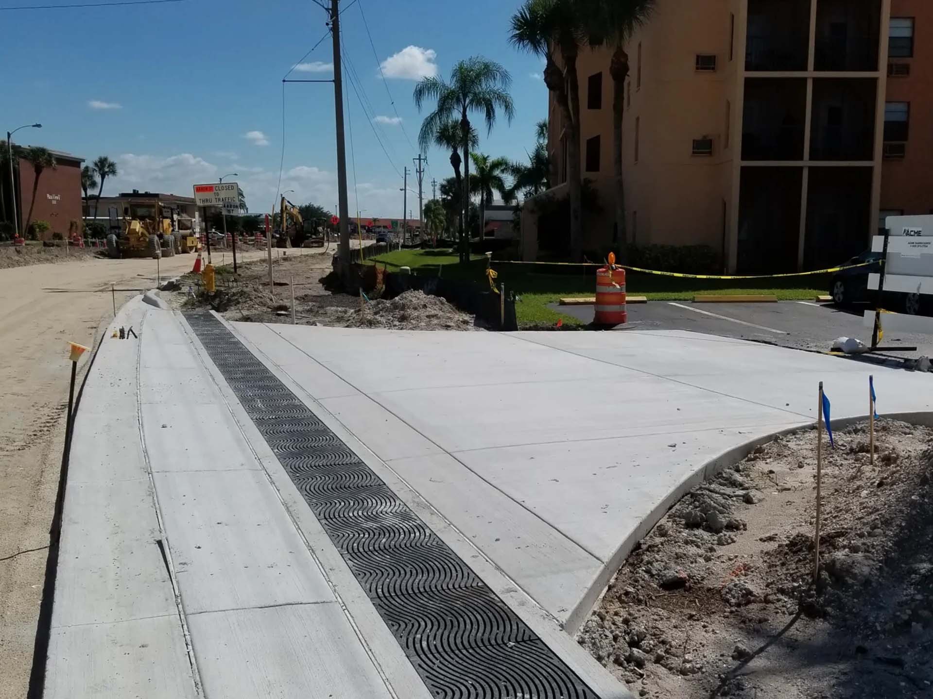 Trench drains for government facilities